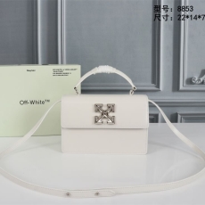 Off White Top Handle Bags